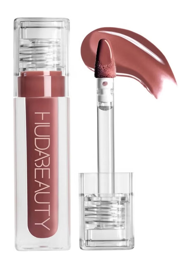 Huda Faux Filler Extra Shine Lip Gloss Bombshell - 3.9ml - Image 1